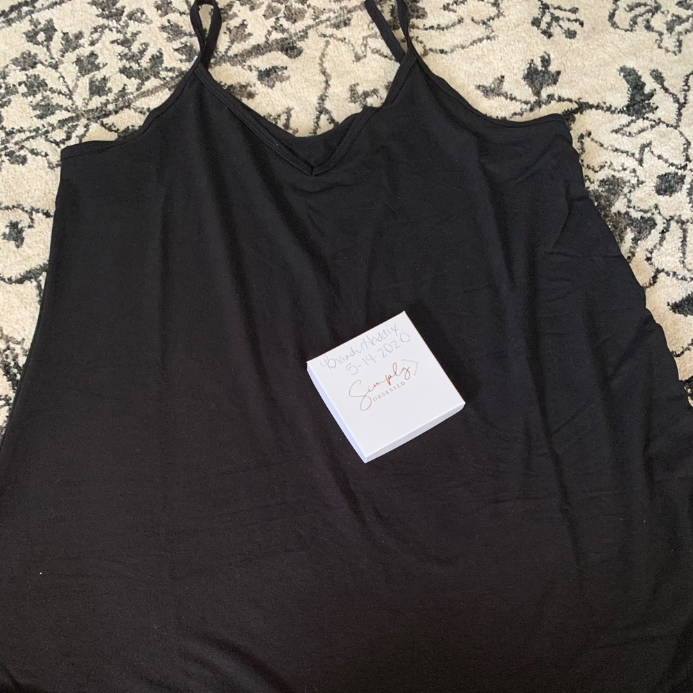 NWOT black tunic tank